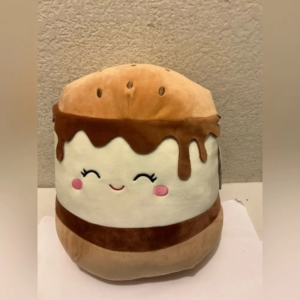 Squishmallows CARMELITA the S'mores 12” Limited Official KellyToy NWT plush
